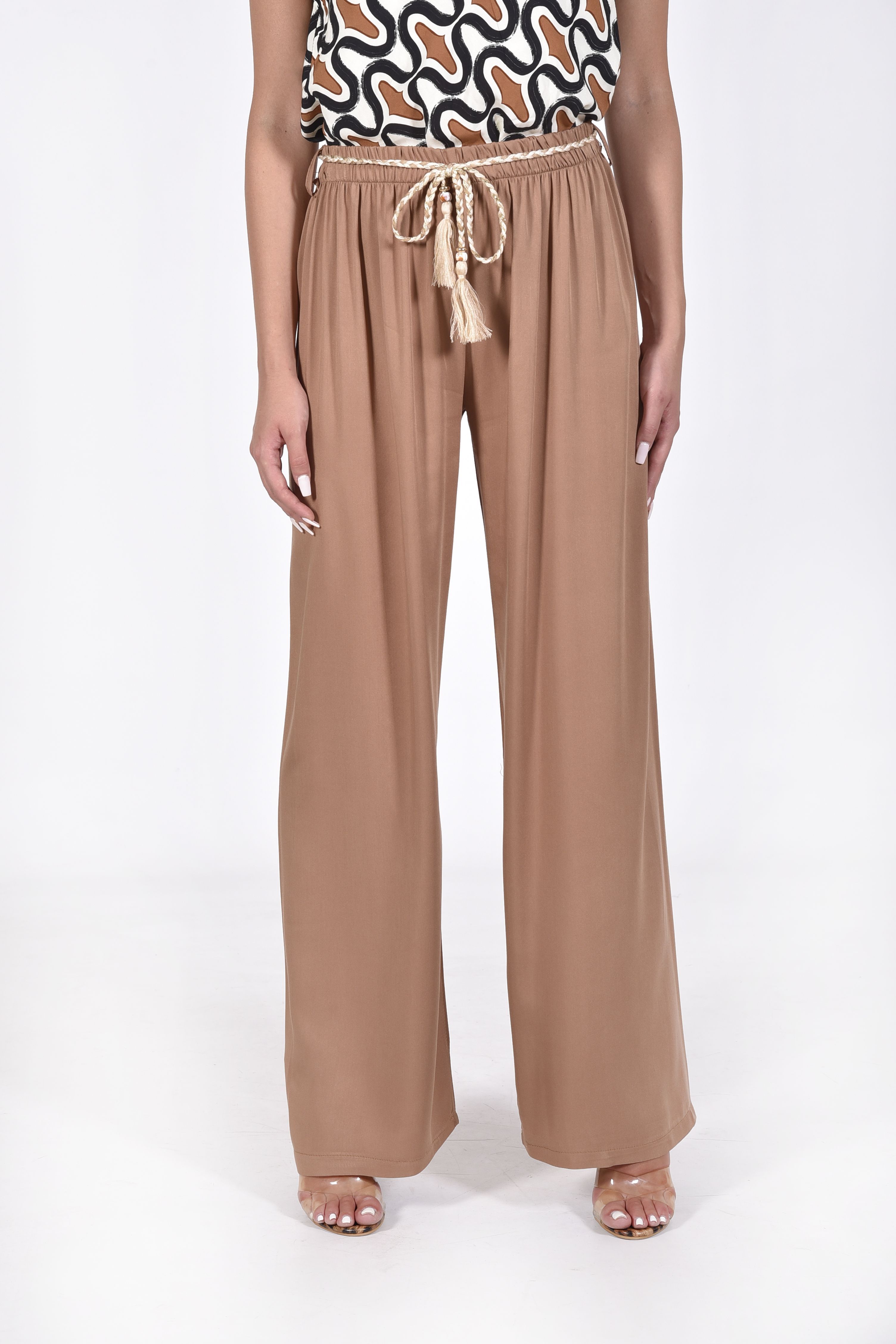 Pants with belt 
